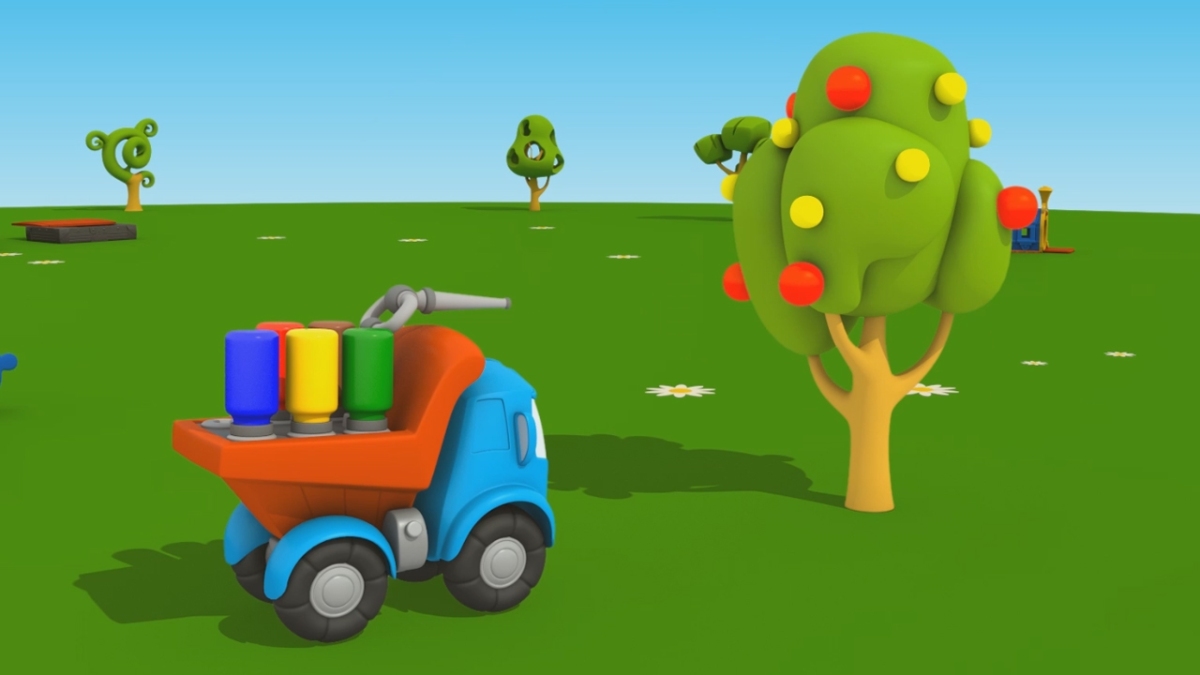Cartoni Animati per Bambini – Leo Junior e l albero di mele coloriamo insieme – Il Cartone Dei Piccoli